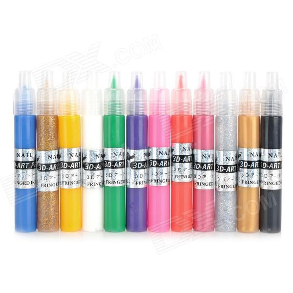 Nail Art Pens Set
 12 Color Nail Art Paint Pens Set Multicolored 12PCS