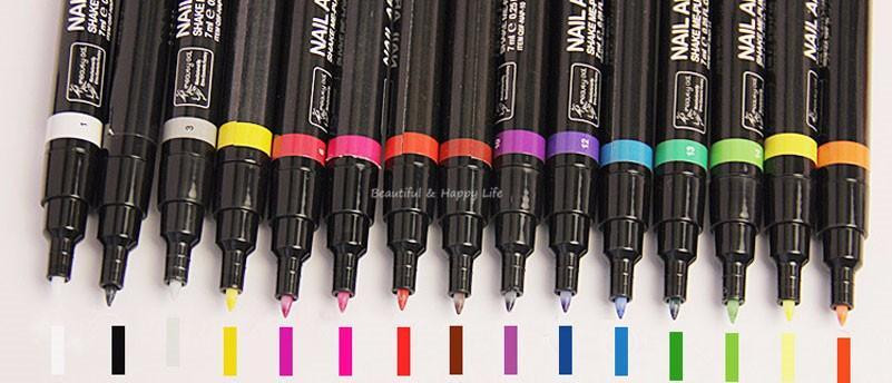 Nail Art Pens Set
 16 Colors Nail Art Pen Set 3D Diy Decoration Nail Polish