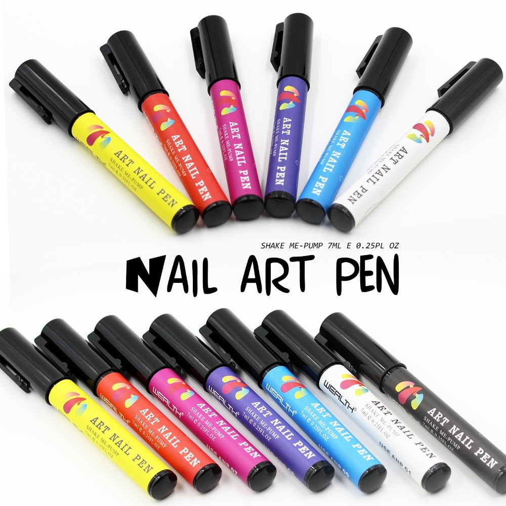 Nail Art Pens Set
 Nail Art Pen for 3D Nail Art DIY Decoration Nail Polish