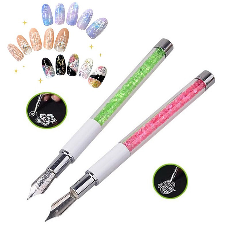 Nail Art Pens Set
 Lace Nail Art Pen Nail Liner Art Dotting Set Painted Nail
