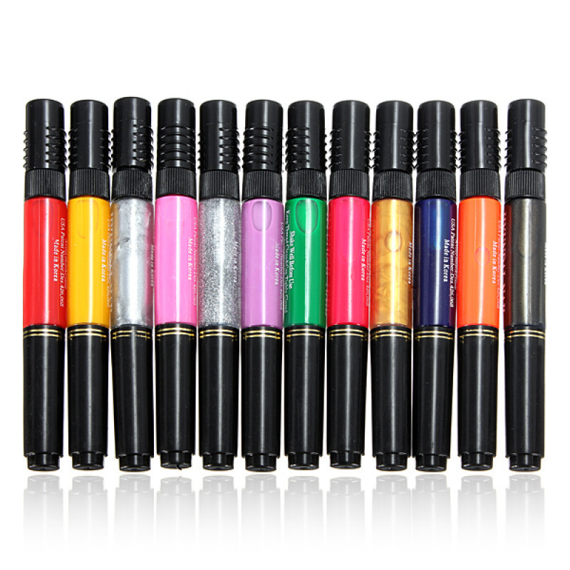 Nail Art Pens Set
 Buy 12 or 24PCS Mix Colors Nail Art Varnish Polish Brush