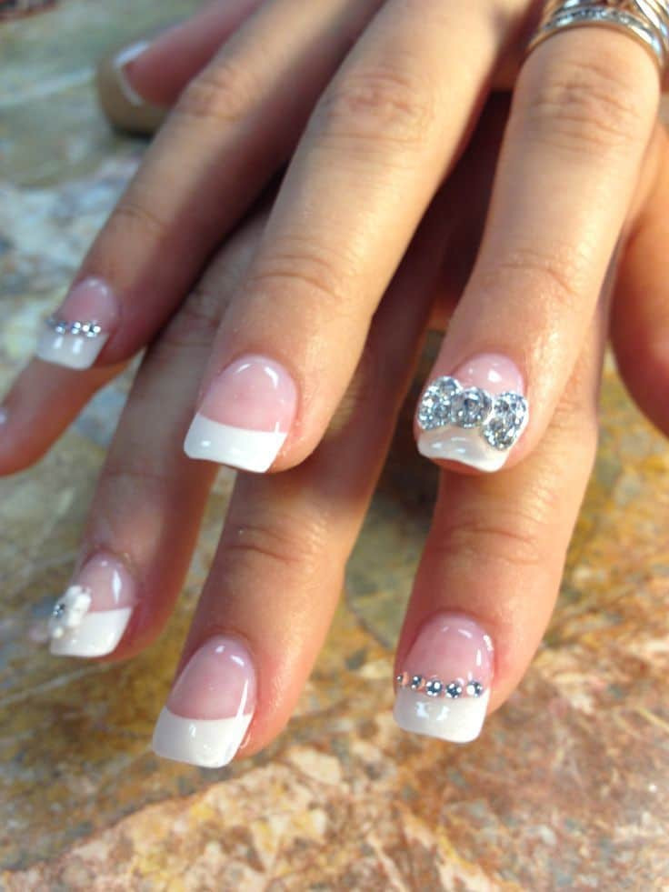 Nail Designs For A Wedding
 80 Amazing Wedding Nail Designs Perfect for Brides