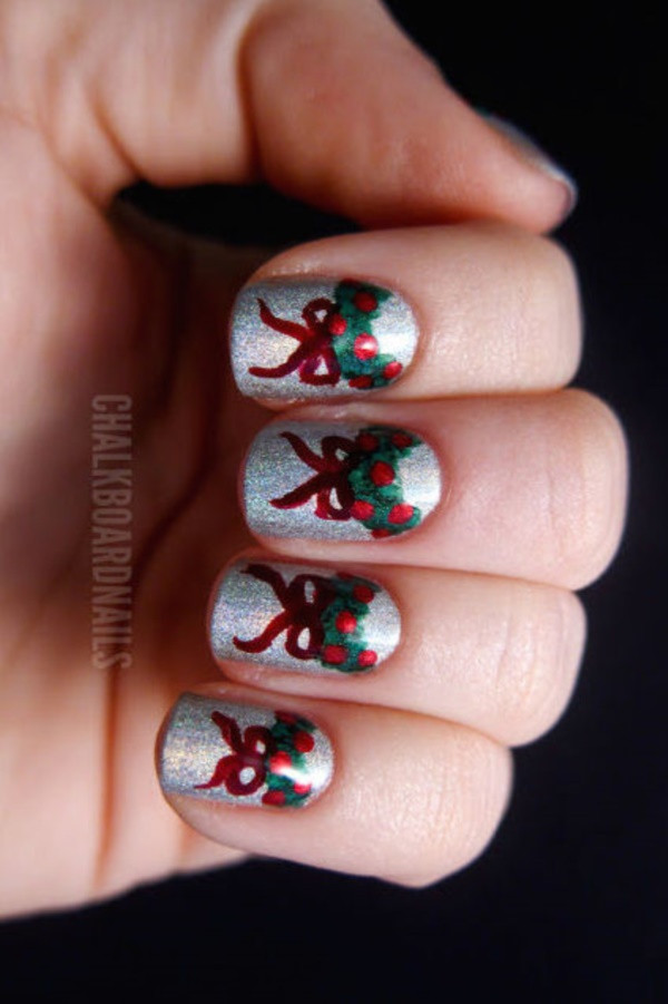 Nail Designs For Christmas
 42 Easy Winter and Christmas Nails Designs 2017