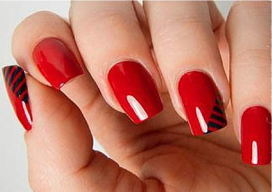 Nail Designs With Red Nail Polish
 25 Simple Nail Art Designs For Beginners