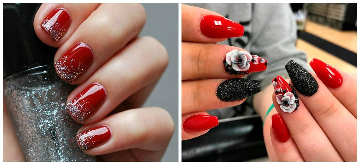 Nail Designs With Red Nail Polish
 Red nails 2018 fashionable trends and tendencies of red