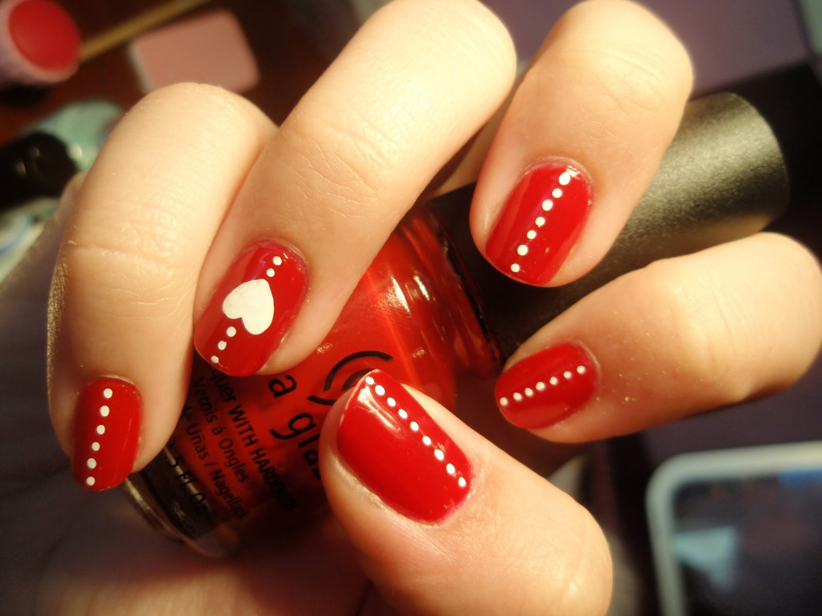 Nail Designs With Red Nail Polish
 Stylish red nail polish spring 2012 Nail designs 2013