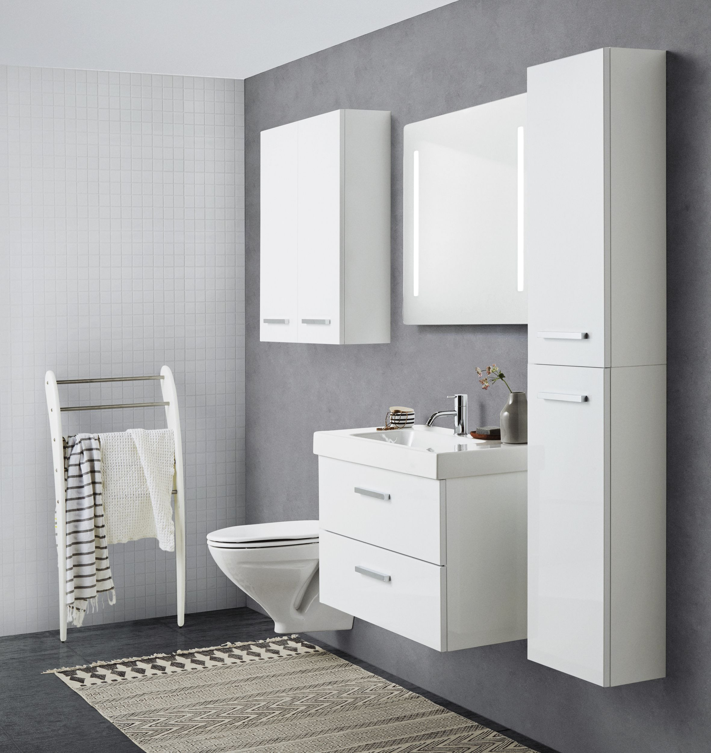 Narrow Bathroom Wall Cabinet
 Small but spacious in the small and narrow bathroom Mini