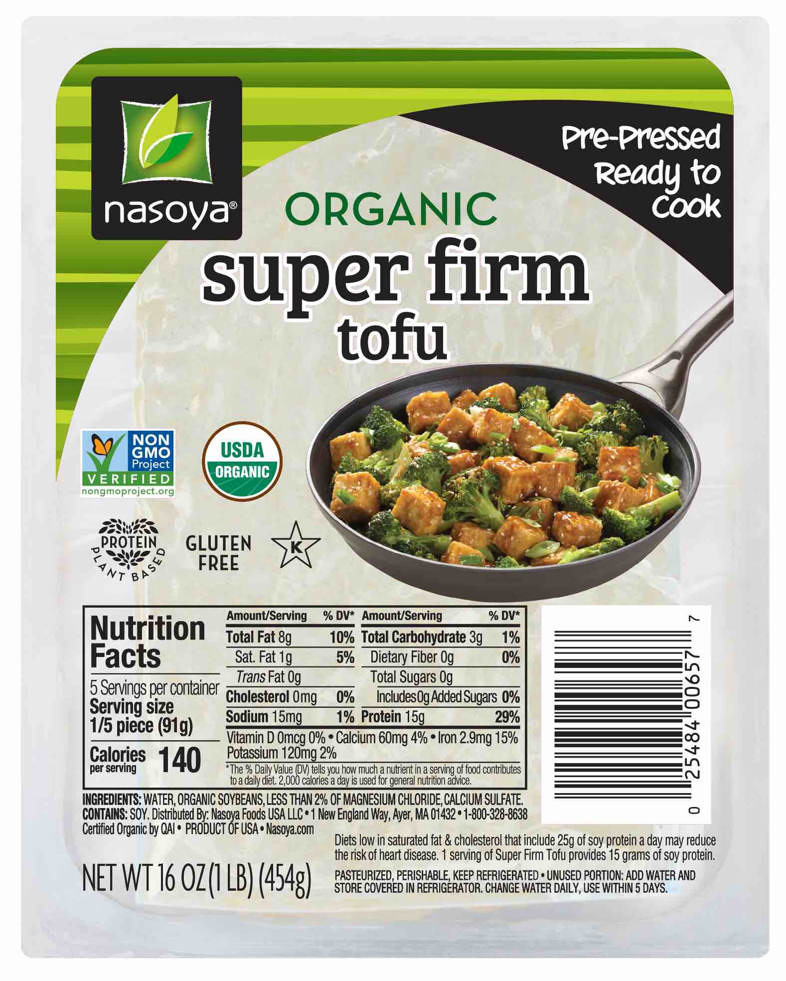 Nasoya Tofu Recipes
 Organic Sprouted Super Firm Tofu