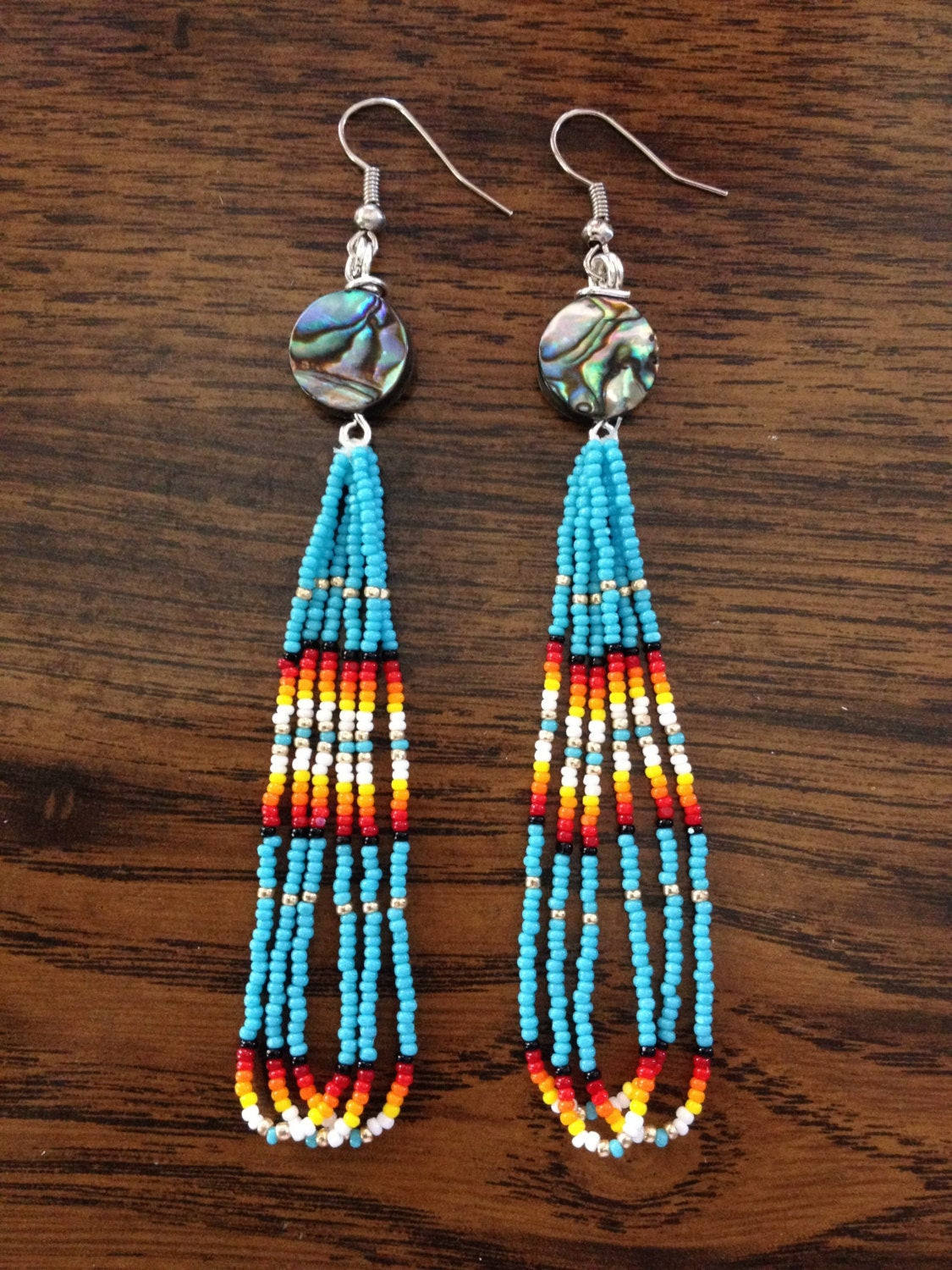 Native American Earrings
 Handmade Native American Beaded Earrings by PeacefulBeadwork