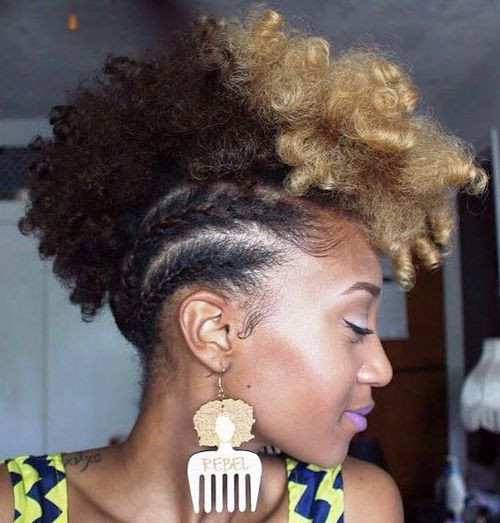 Natural Braided Mohawk Hairstyles
 Fun Fancy and Simple Natural Hair Mohawk Hairstyles