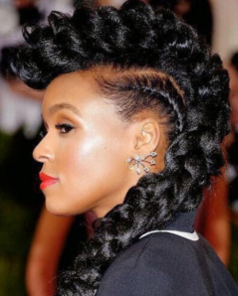 Natural Braided Mohawk Hairstyles
 Latest Braided Mohawk Hairstyles and Updos