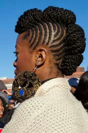 Natural Braided Mohawk Hairstyles
 50 Mohawk Hairstyles for Black Women