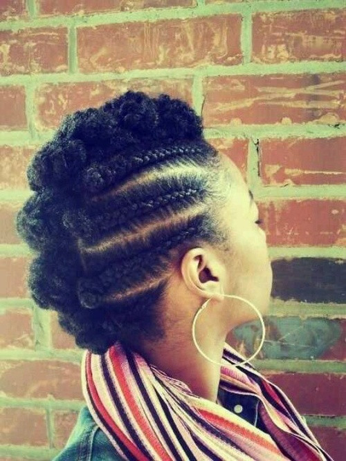 Natural Braided Mohawk Hairstyles
 Fun Fancy and Simple Natural Hair Mohawk Hairstyles