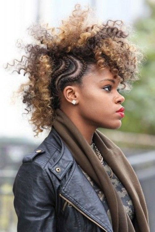 Natural Braided Mohawk Hairstyles
 Superb Female Mohawk Hairstyles for Black Women