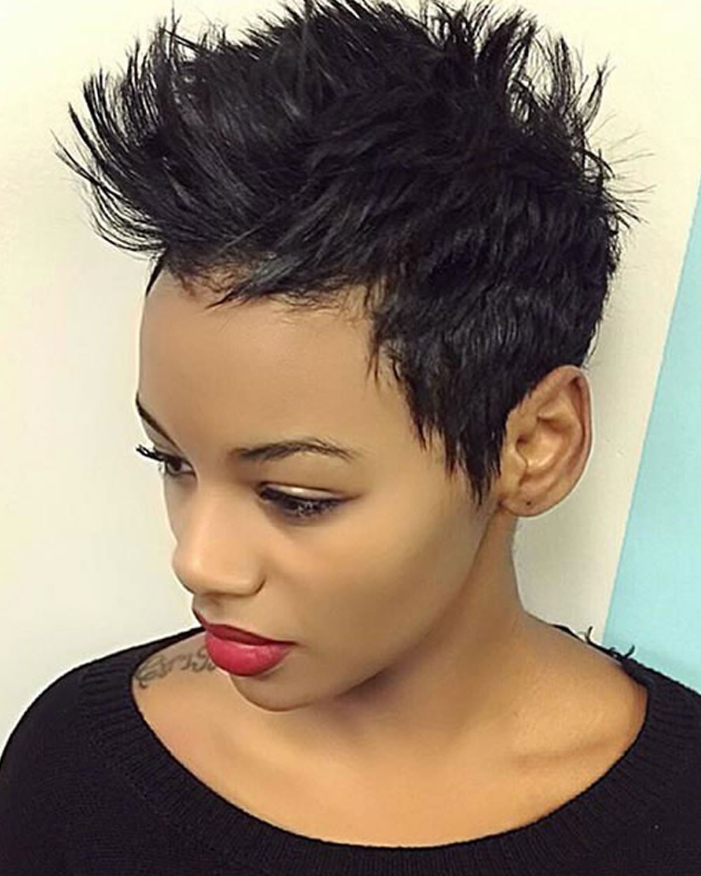 Natural Haircuts For Ladies
 37 Fine short natural hair for black women – HAIRSTYLES