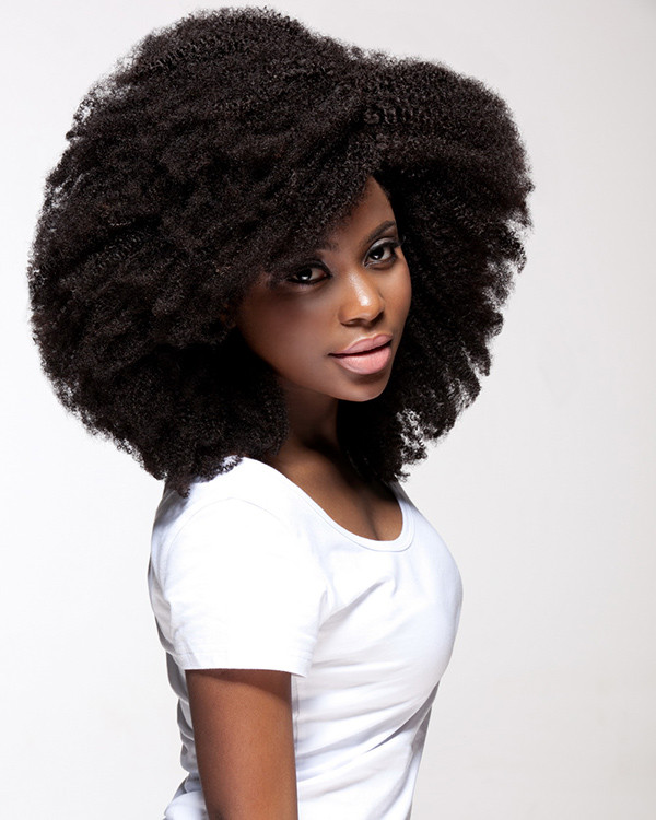 Natural Kinky Hairstyles
 Kinky 4B 4C Textured Natural Hair Weave