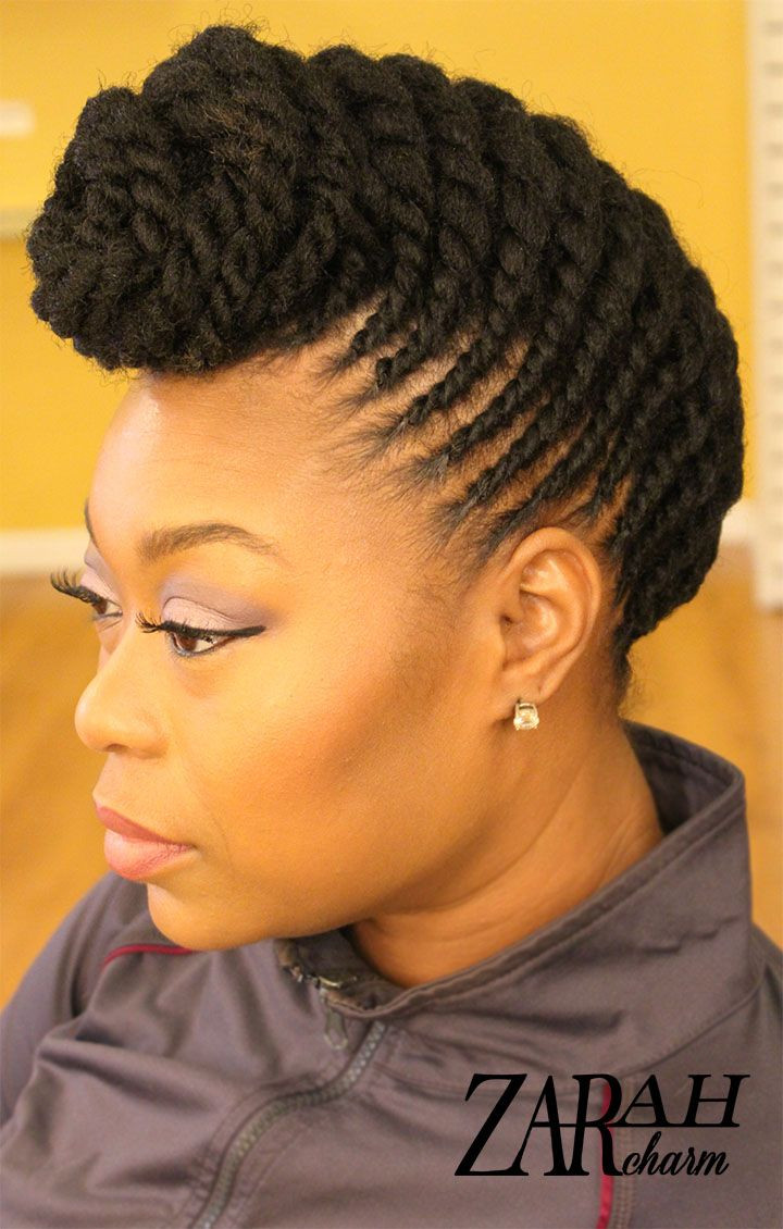 Natural Pin Up Hairstyles
 Flat Twist Pinup …