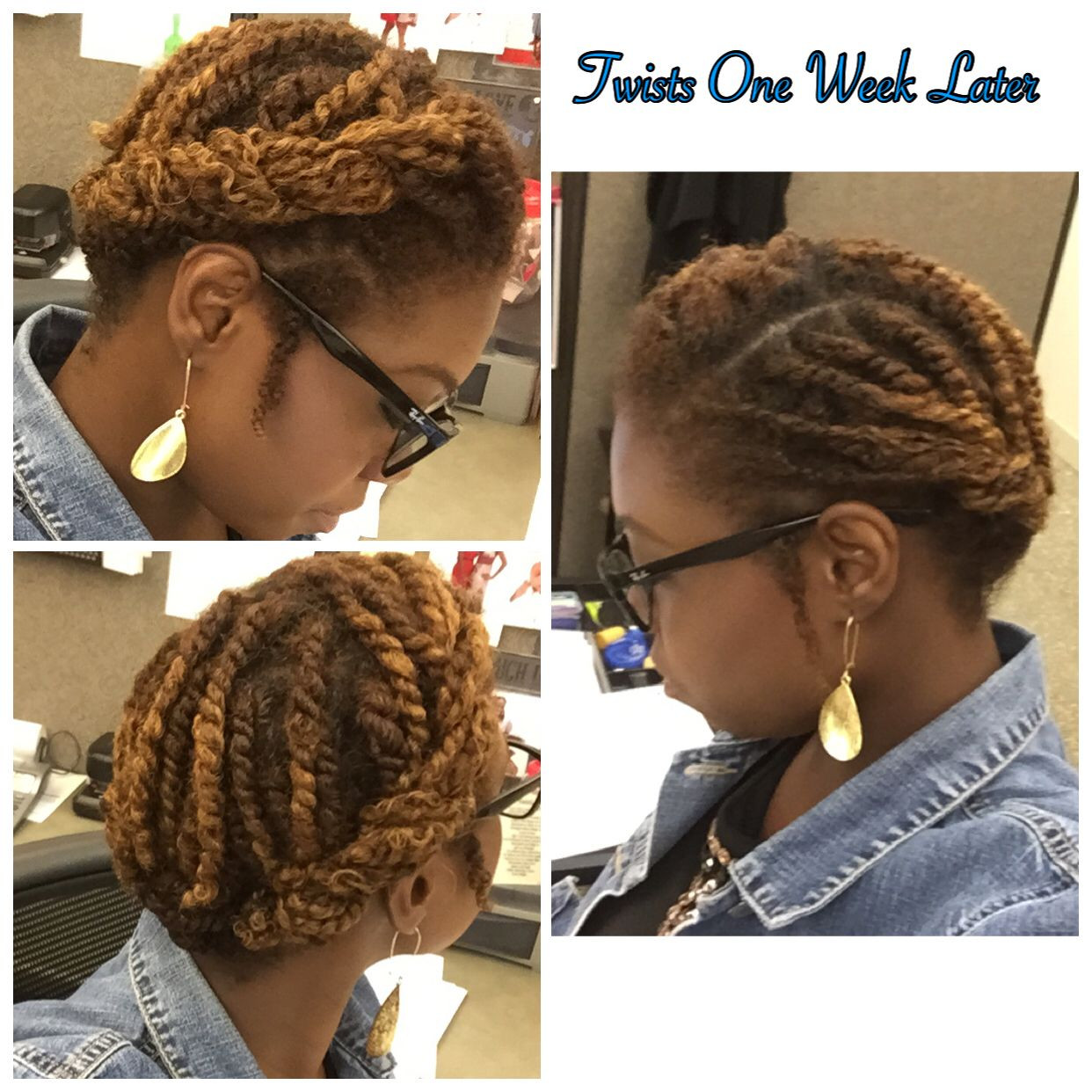 Natural Pin Up Hairstyles
 Two Strand Twists pin up Twist Pinterest