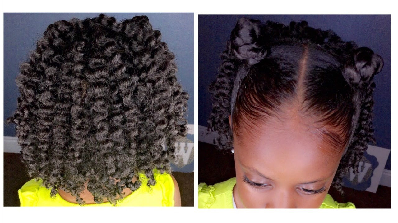 Natural Twist Hairstyles For Kids
 Two Strand Twist Out w Bantu Knots