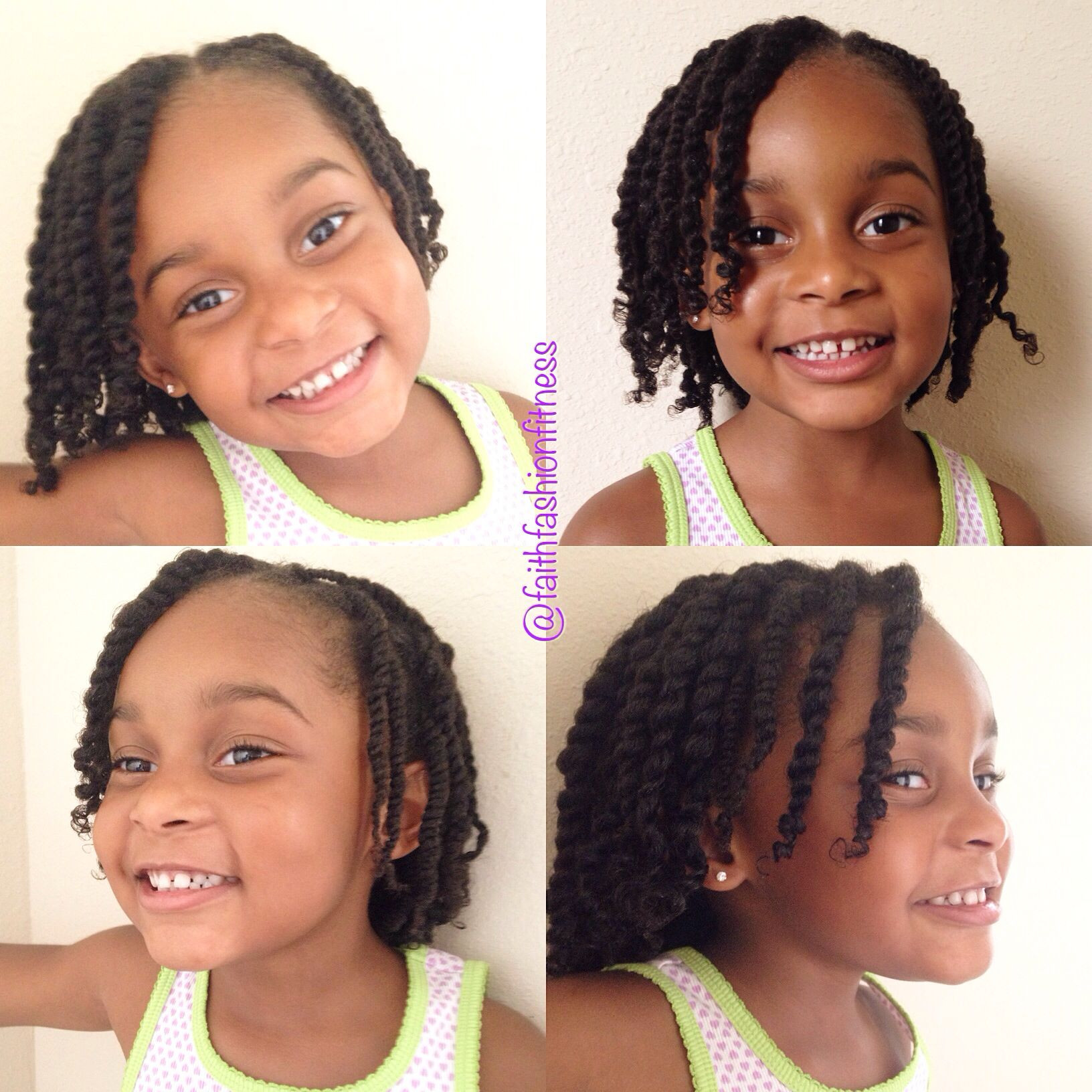 Natural Twist Hairstyles For Kids
 Two strand twists Natural hair Natural hairstyles for kids