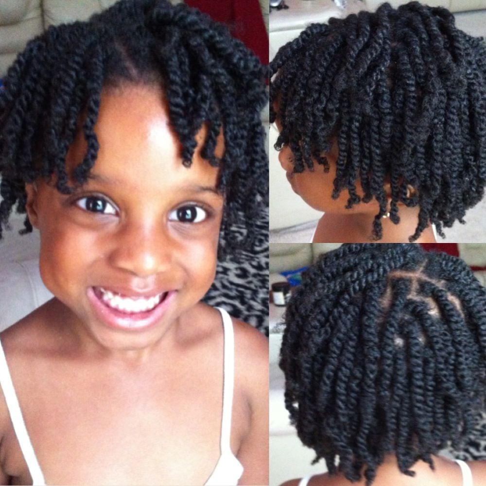Natural Twist Hairstyles For Kids
 Double strand twists With images
