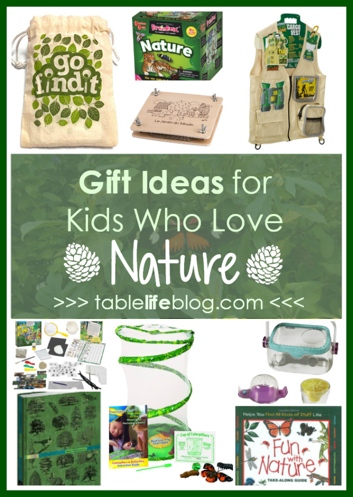 Nature Gifts For Kids
 Gift Ideas for Kids Who Love Nature TableLifeBlog