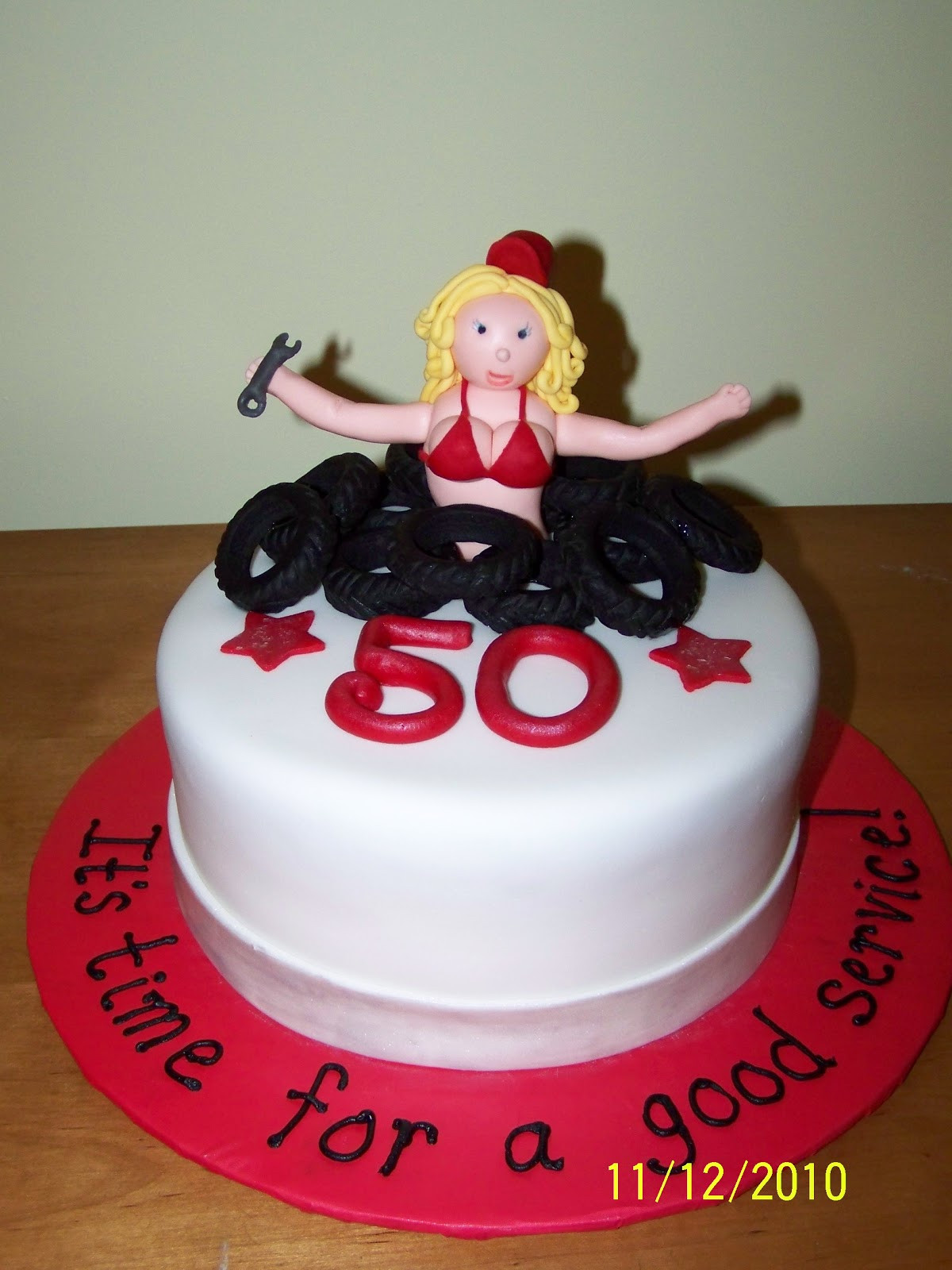 Naughty Birthday Cake
 Cakes by Kristen H November 2010