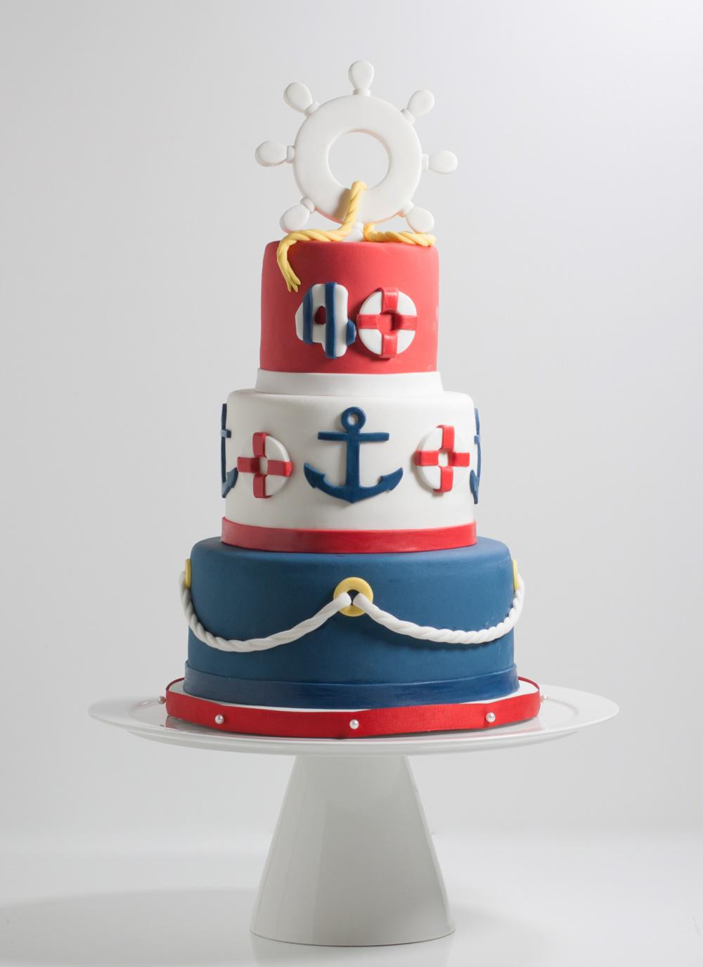 Nautical Birthday Cakes
 Nautical Birthday Cake