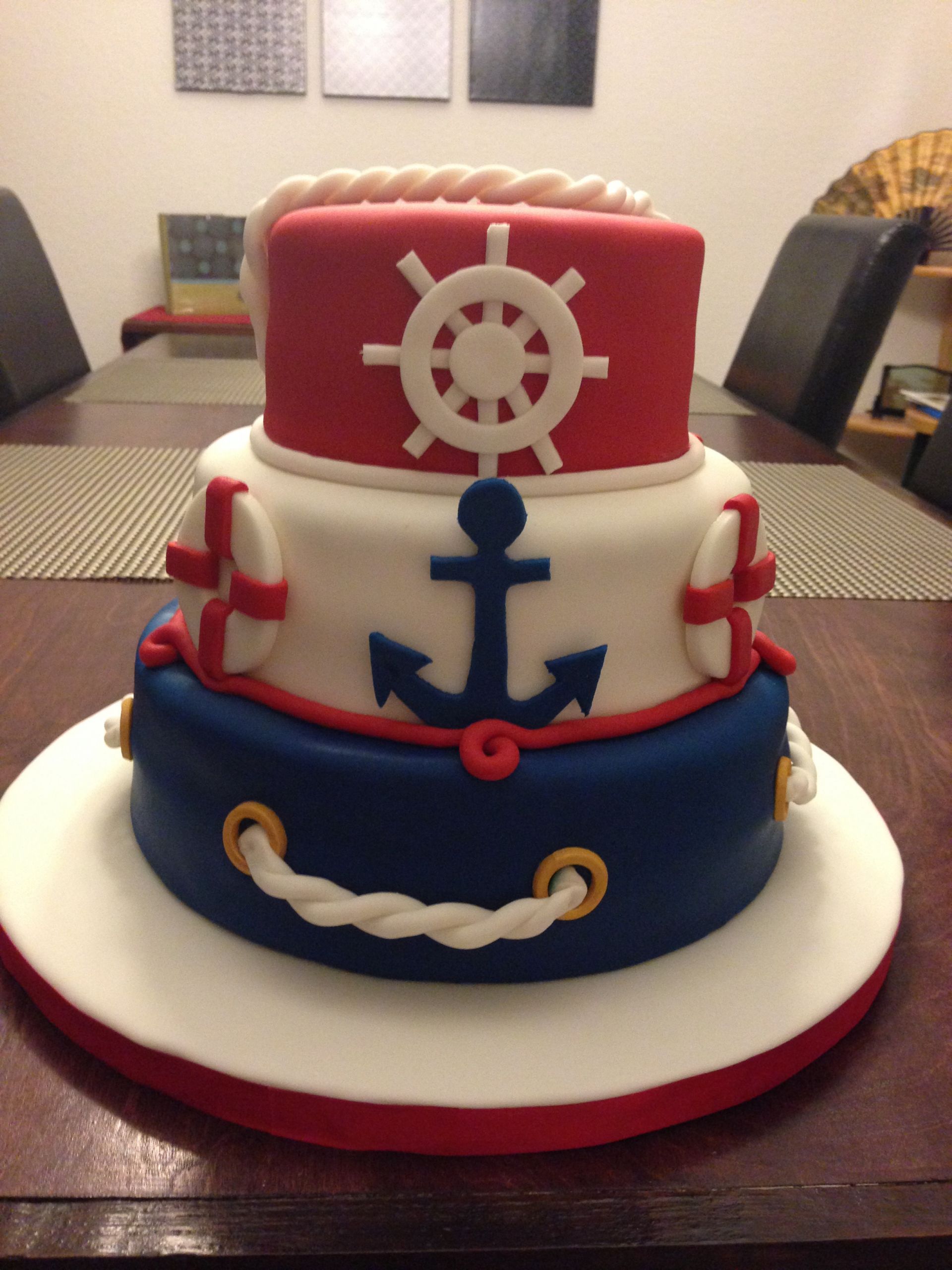 Nautical Birthday Cakes
 Nautical Cake