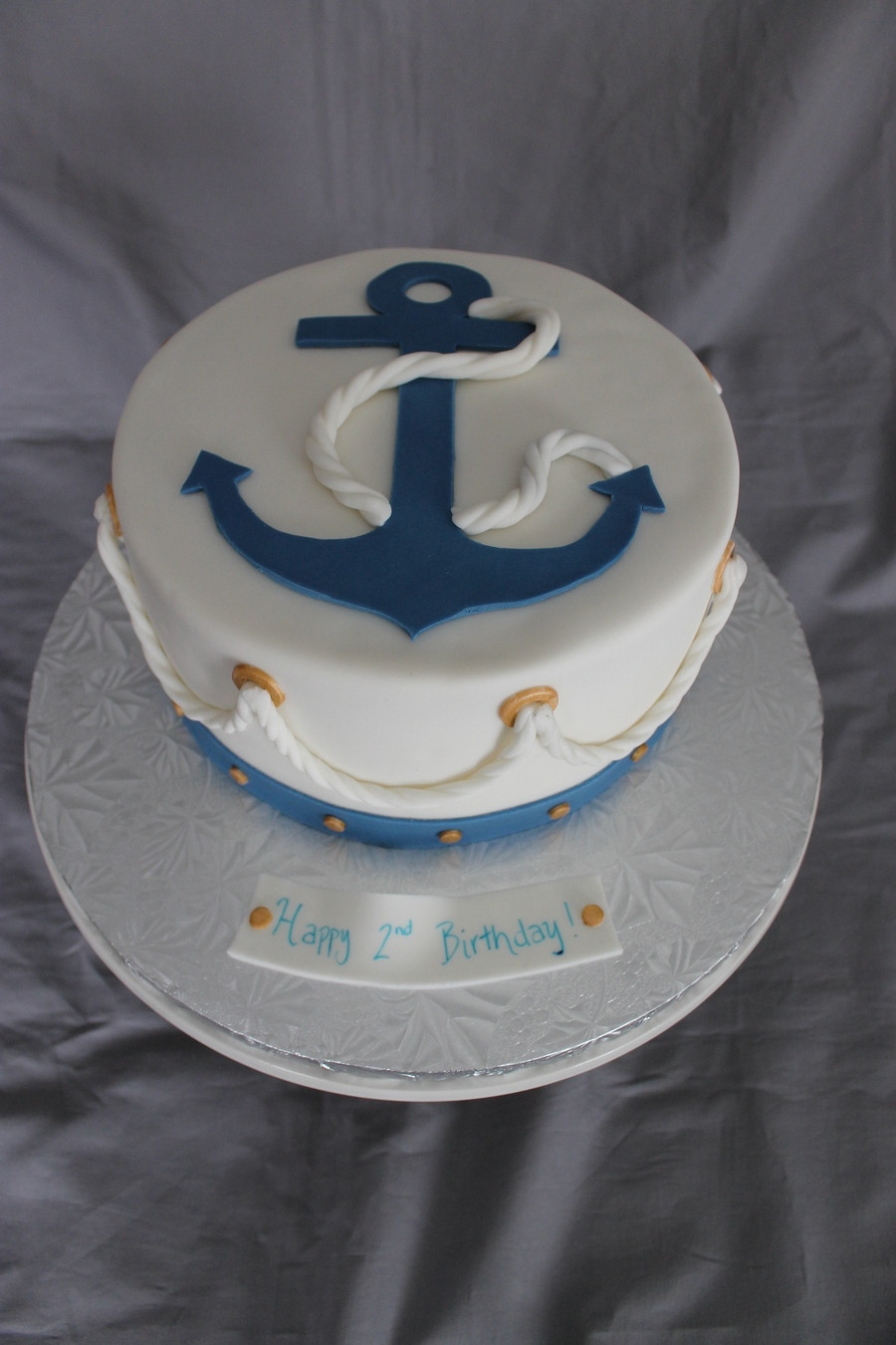 Nautical Birthday Cakes
 Nautical Themed Birthday Cake CakeCentral