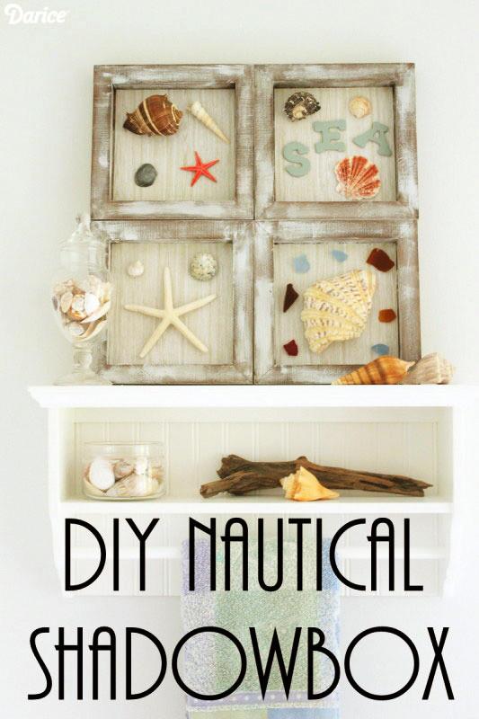 Nautical DIY Decorations
 DIY Nautical Decor Beach Themed Shadowboxes