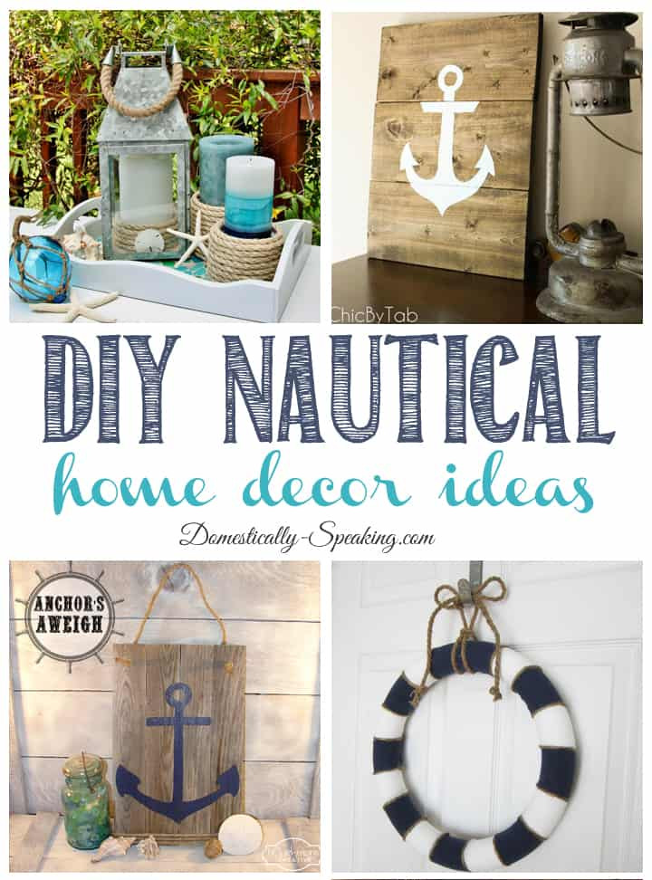 Nautical DIY Decorations
 DIY Nautical Home Decor Friday Features Page 3 of 6