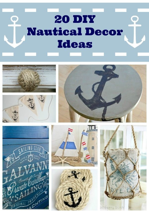 Nautical DIY Decorations
 DIY Nautical Decor Ideas Taryn Whiteaker