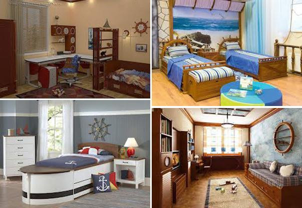 Nautical Kids Decor
 Nautical Decor Ideas Kids Room Decorating with Ship Wheels