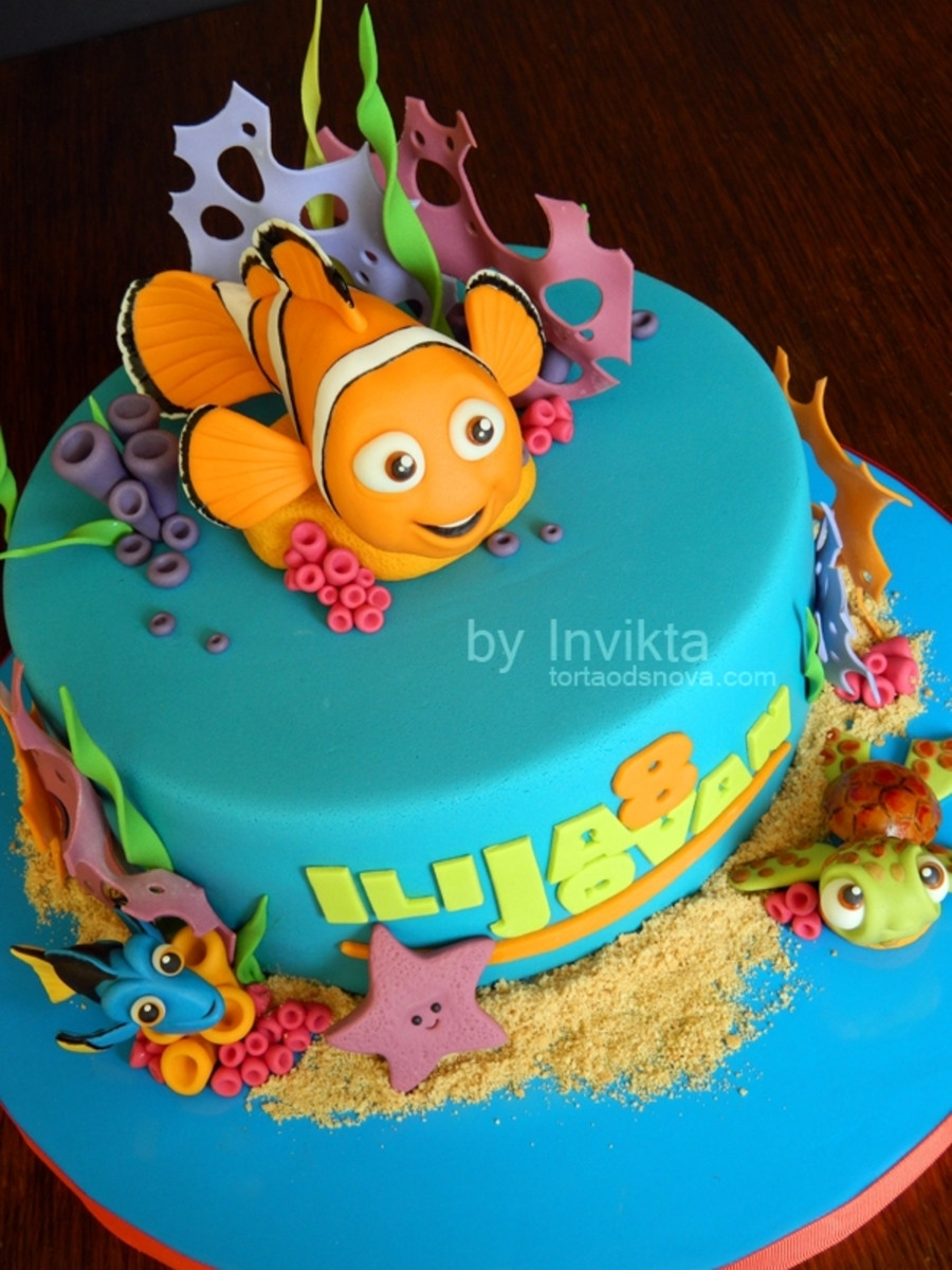 Nemo Birthday Cake
 Finding Nemo Birthday Cake CakeCentral
