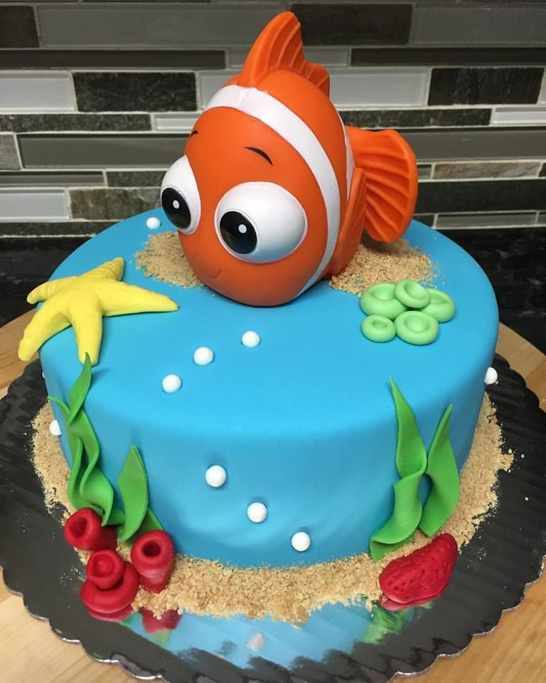 Nemo Birthday Cake
 Small and Simple Nemo Cake Follow us on instagram and