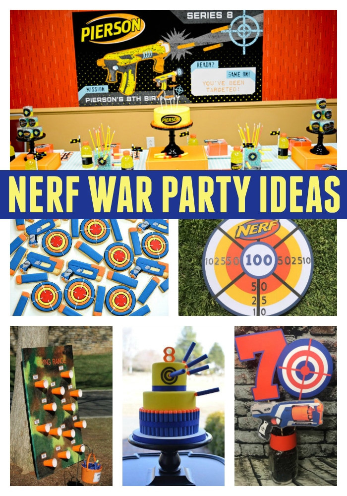 Nerf Birthday Party Supplies
 Incredible Nerf Party Ideas Pretty My Party Party Ideas