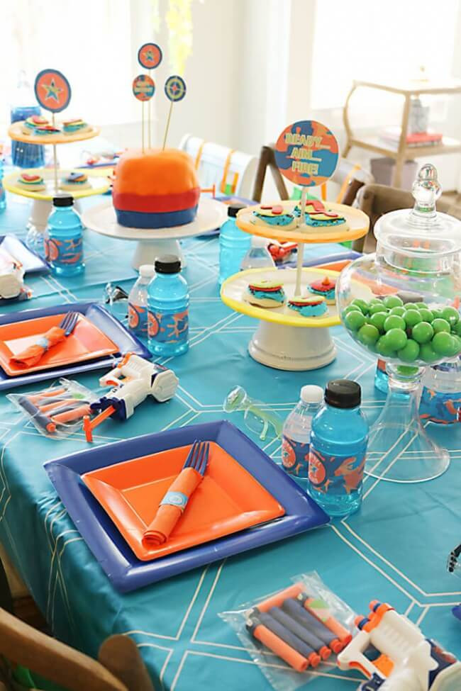 Nerf Birthday Party Supplies
 19 Incredible Nerf Birthday Party Ideas Spaceships and