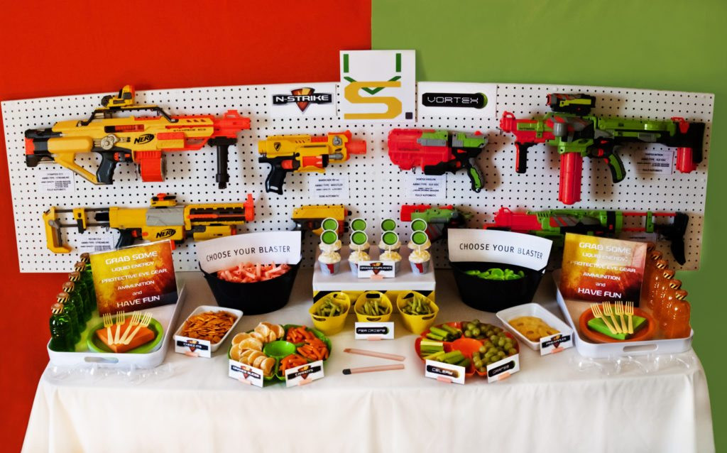 Nerf Birthday Party Supplies
 Nerf Party Ideas