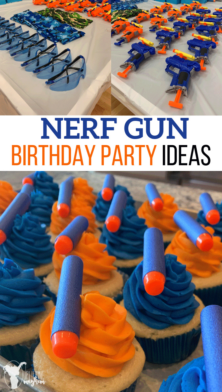Nerf Birthday Party Supplies
 The Ultimate Nerf Gun Birthday Party Uplifting Mayhem