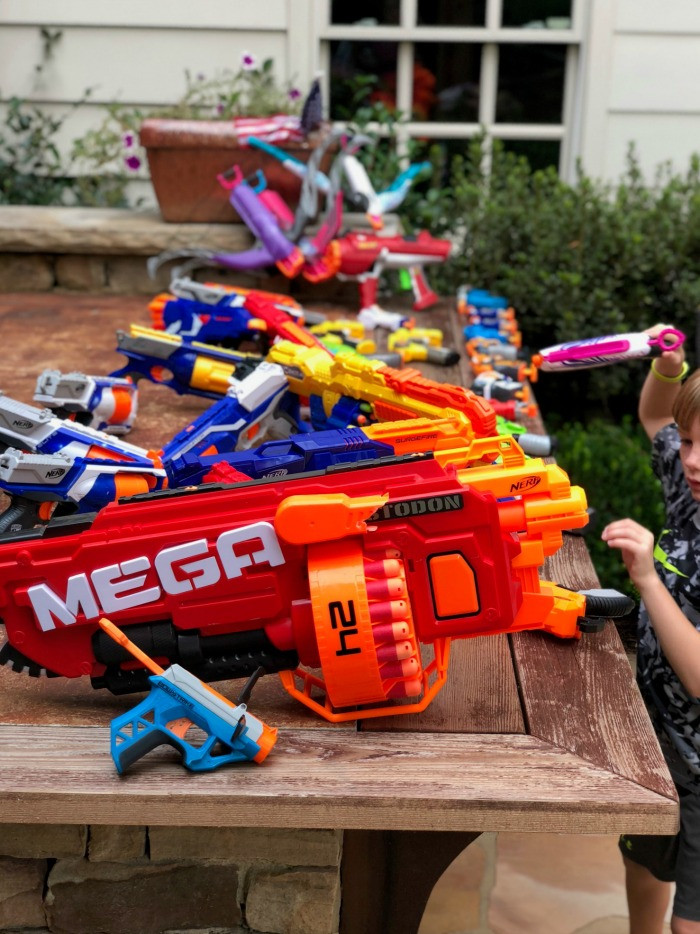 Nerf Birthday Party Supplies
 Simple Ideas for an at home Nerf Gun Birthday Party