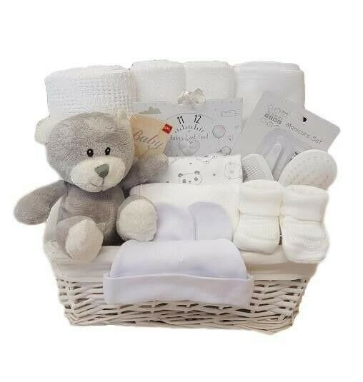 Neutral Baby Gift Ideas
 Baby Gift Basket Uni Baby Hamper Baby Shower Gift