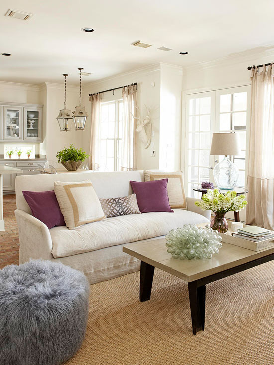 Neutral Living Room Ideas
 2013 Neutral Living Room Decorating Ideas from BHG
