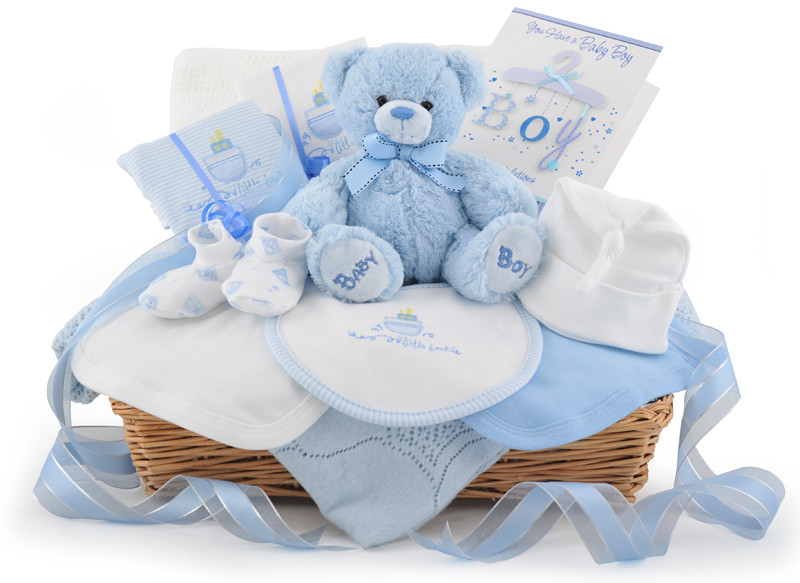New Born Baby Boy Gifts
 Deluxe Baby Boy Gift Basket At £59 99