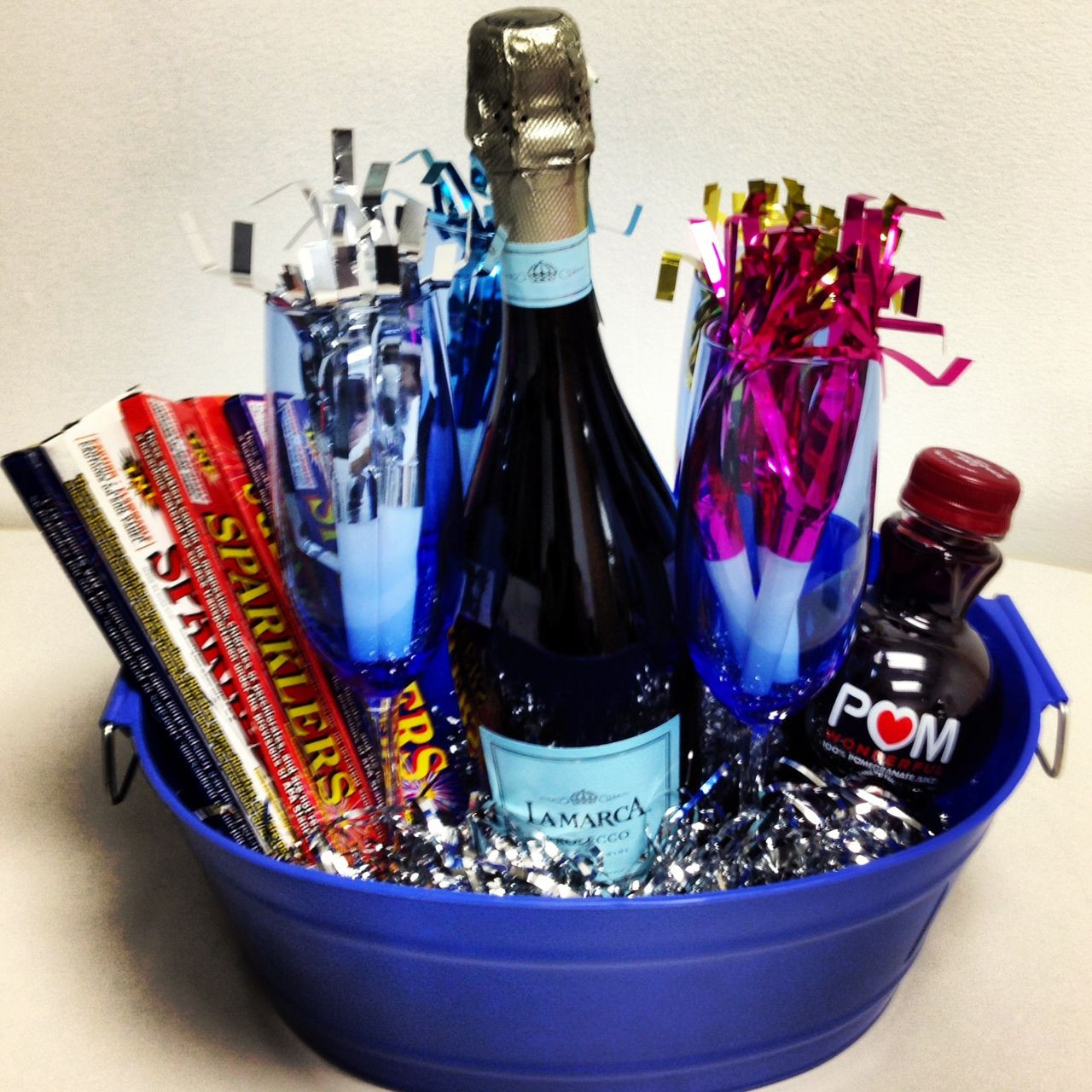 New Christmas Gift Ideas
 New Year s Eve Basket I created this as a hostess t