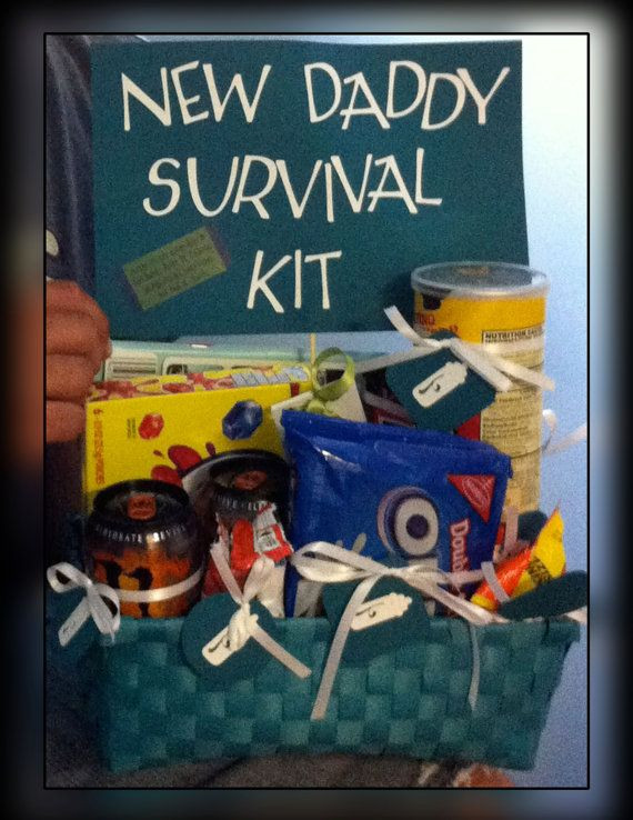 New Father Gift Ideas
 Gift Basket I made for a new dad
