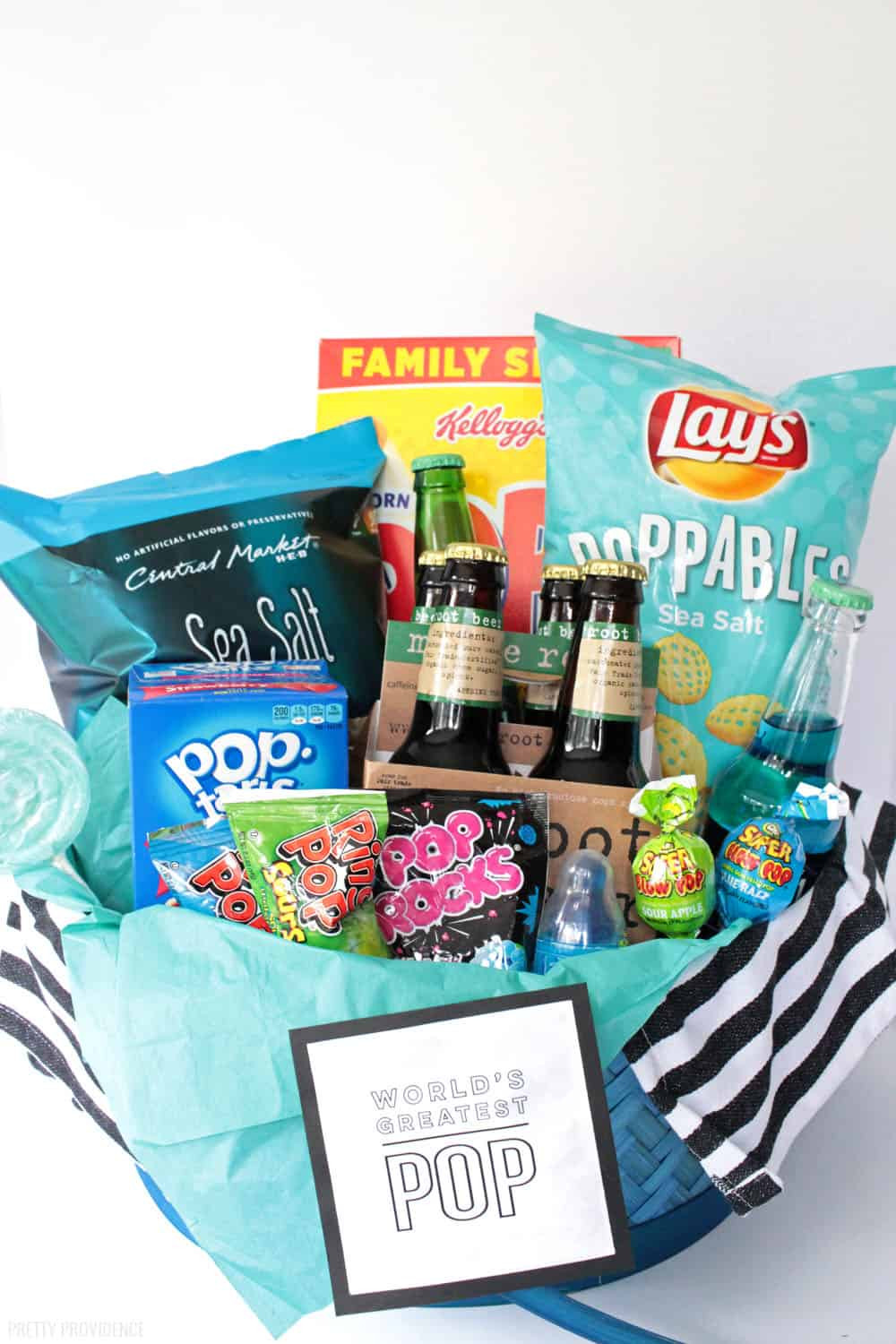 New Father Gift Ideas
 World s Greatest Pop Gift Basket New Dad Gift Idea
