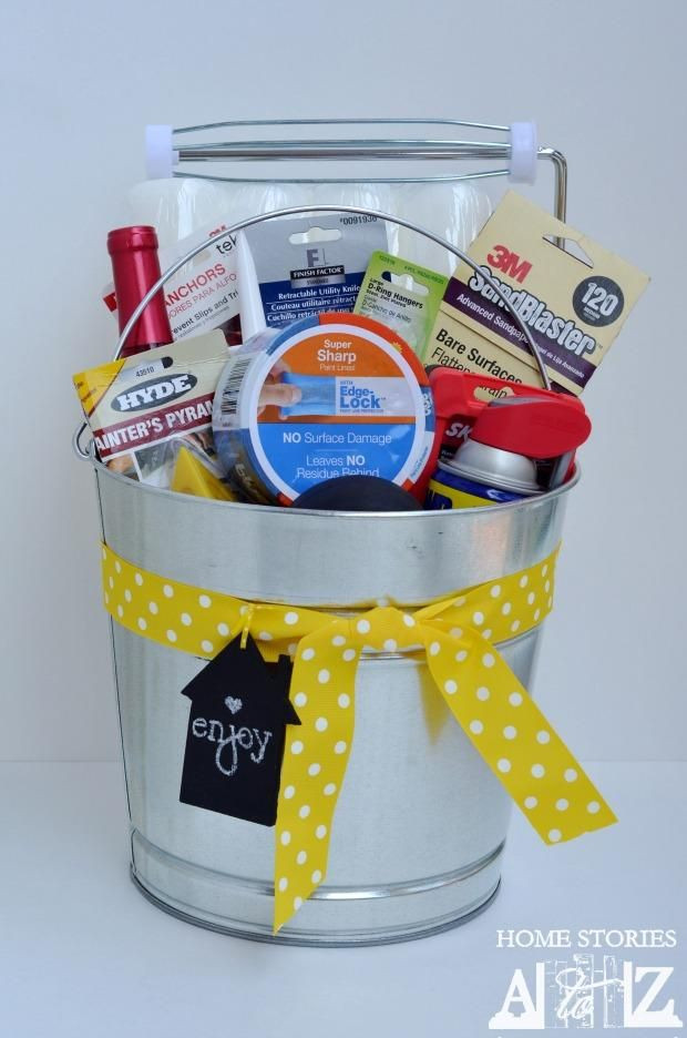 New Homeowner Gift Basket Ideas
 100 best images about Gift Baskets on Pinterest