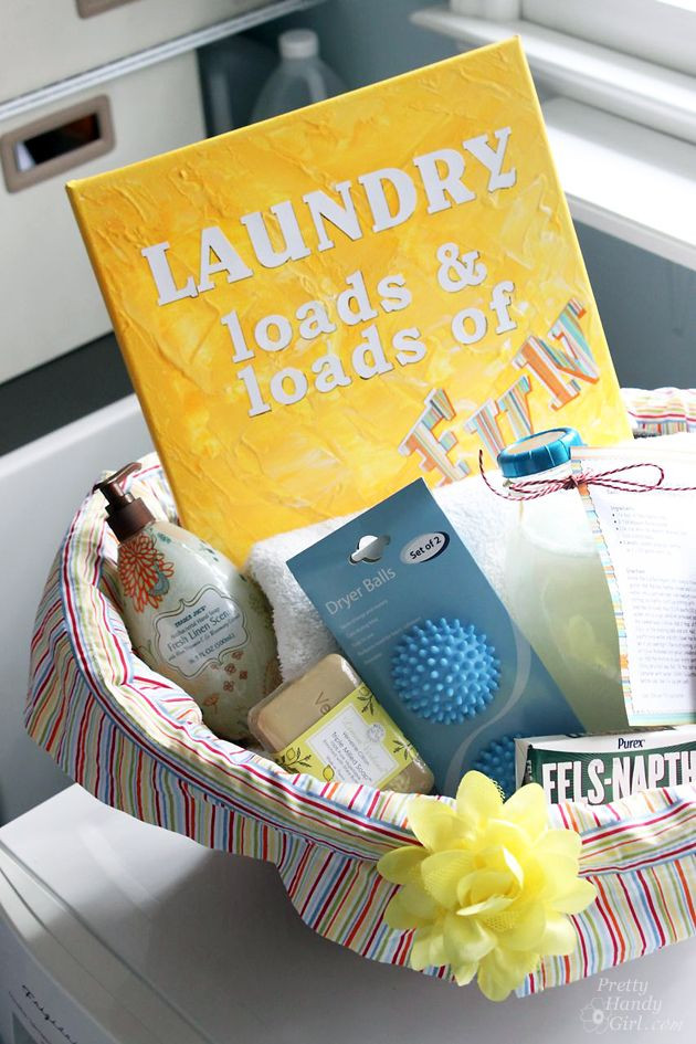 New Homeowner Gift Basket Ideas
 DIY Laundry Fun Gift Basket for the New Homeowner or