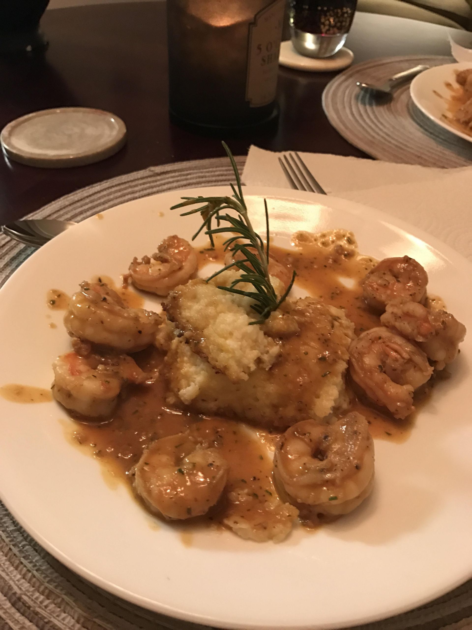 New Orleans Bbq Shrimp And Grits
 [HOMEMADE] New Orleans BBQ Shrimp and Baked Gouda Grits
